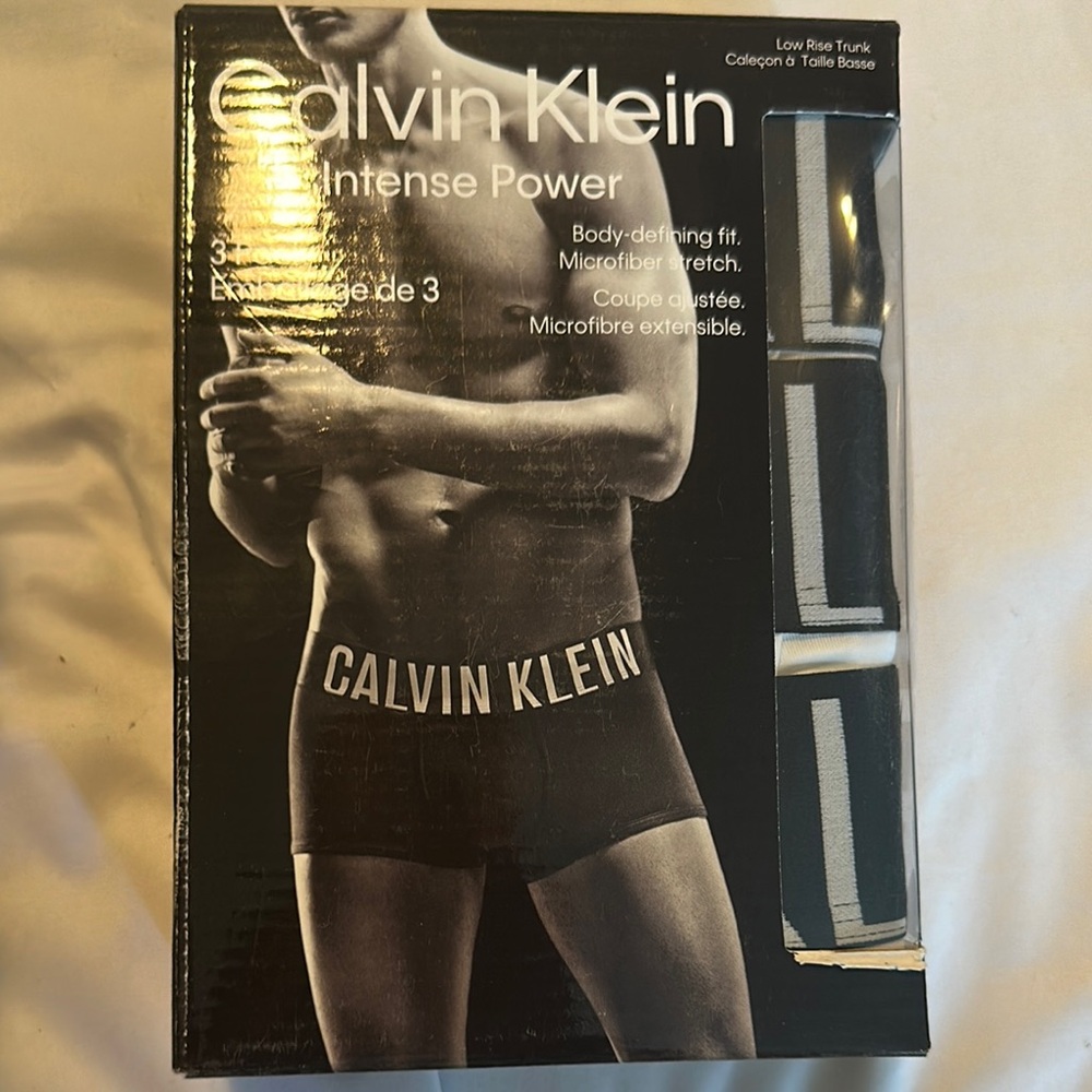 Calvin Klein Black Boxer Briefs Stretch Fit